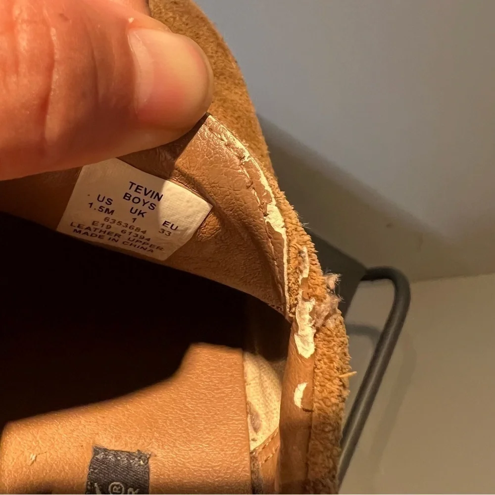 Sperry shoes top-sider Boys size 1.5 suede